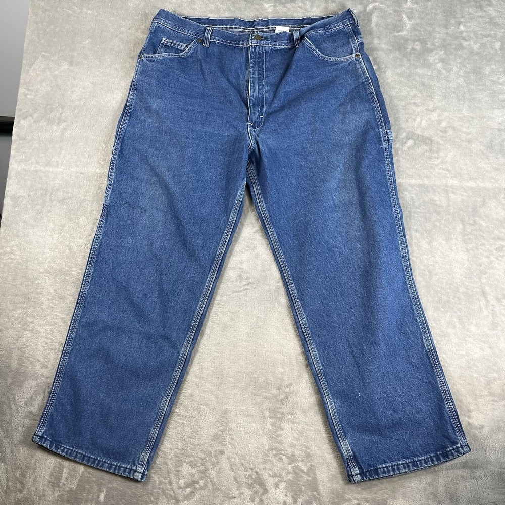 VTG Key Carpenter Regular Fit straight‎ leg Blue Mens 40x29 (actual 39x28.5)